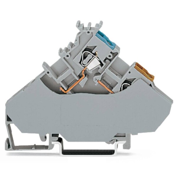 WAGO 280-567 svorka pro iniciační prvky 6 mm pružinová svorka osazení: L šedá 20 ks