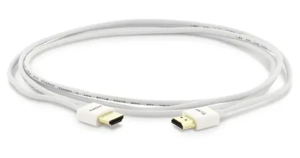 LMP HDMI 2.0 bílá / HDMI kabel / 4K/60Hz / 2 m (7640113432409)