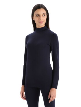 Dámské triko dlouhý rukáv ICEBREAKER Wmns 260 Tech LS Turtleneck, Midnight Navy velikost: L