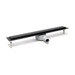 Sprchový žlab SAT 65 cm nerez černý ZLAB70NRZBL ZLAB70NRZBL