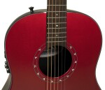 Ovation Pro Series Ultra Mid-Depth Non-Cutaway Vampira Red