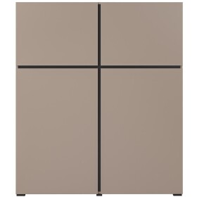 Komoda Cross vysoká 4D congo/černá