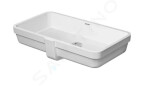 DURAVIT - Vero Air Umyvadlo vestavné 635x345 mm, s přepadem, bez otvoru pro baterii, WonderGliss, bílá 03846000001