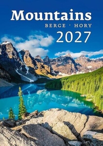 Kalendář nástěnný 2027 - Mountains/Berge/Hory