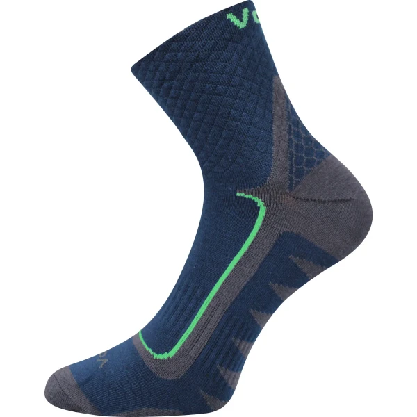 VOXX Ponožky sportovní slabé KRYPTOX tmavě modré (3 páry) 43-46 116446