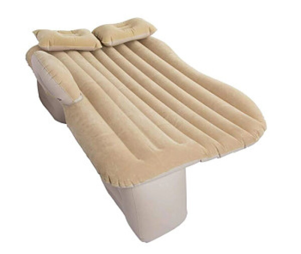 Nafukovací matrace do auta + pumpa béžová
