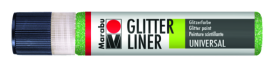 Glitter liner Marabu 25 ml - zelená kiwi 561