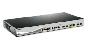 D-Link DXS-1210-12TC / Switch / 8x 10GbE RJ-45 / 2x 10GbE SFP+ / 2x Combo RJ45/SFP+ / L2 Managed / 240 Gbit/s (DXS-1210-12TC/E)