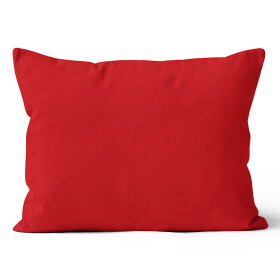 Mikroplyšový povlak na polštář 50x70 cm Červený