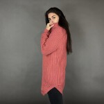 HOSH Pletený jednobarevný rolák CLAIRE Barva: Světle modrá