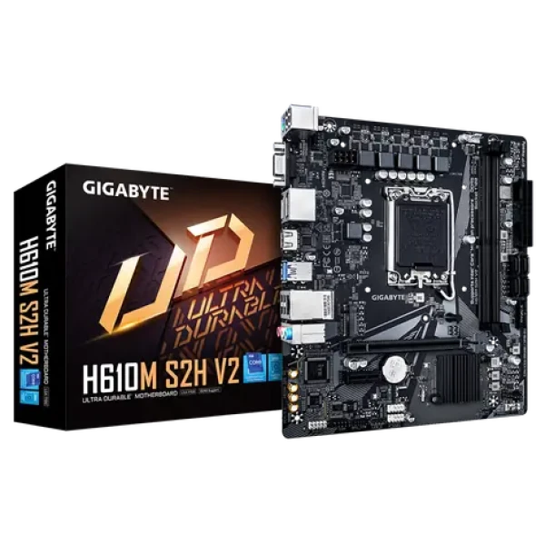 GIGABYTE H610M S2H V2 / H610M / LGA1700 / 2x DDR5 / PCIEx16 / 1xGLAN / micro-ATX (H610M S2H V2)