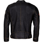 Pánská Kožená Bunda Imperion Flight Pilot Brixton Černá Rub Off Velikost: 5XL