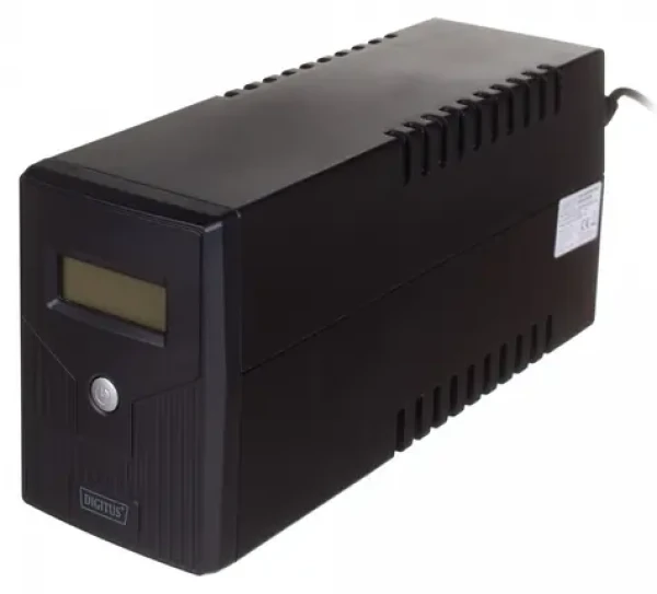 Digitus Line-Interactive UPS / Záložní zdroj UPS / 800VA/480W / 12V/9Ah / AVR / 2x Schuko / USB / RJ11 / LCD (DN-170064-LCD)
