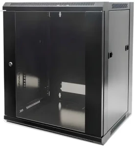 Intellinet Nástěnný rozvaděč 15U černý / Rozvaděč / 19" / 570x600 mm / nesmontovaný (711951)
