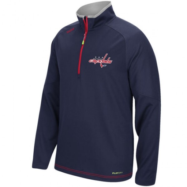 Reebok Pánská Mikina Washington Capitals Center Ice Baselayer 1/4 zip 15 Velikost: