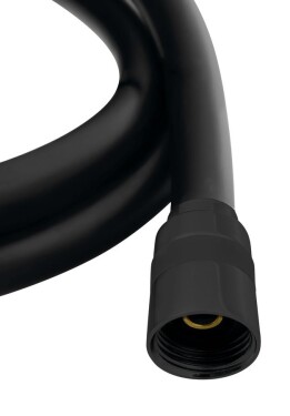 SAPHO - SOFTFLEX plastová sprchová hadice, 150cm, černá mat 1208-17