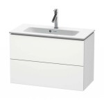 DURAVIT - L-Cube Umyvadlová skříňka 55x82x39 cm, 2 zásuvky, bílá mat LC625701818