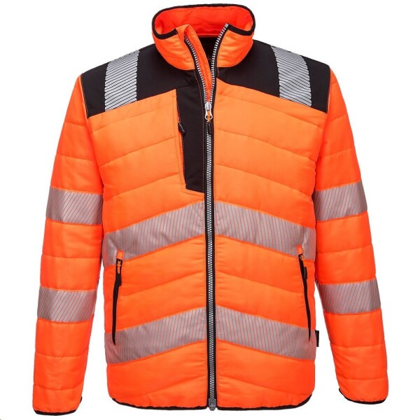 Bunda PW371 Hi-Vis Baffle reflexní oranžovo-černá L oranžovo-černá