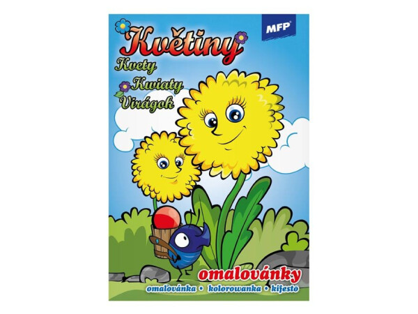 Omalovánka MFP Květiny