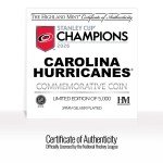 Mince Carolina Hurricanes NHL 2026 Stanley Cup Champions Silver