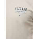 Pánské tričko Alex C Print M 1013523 2081 - Mustang béžová 3XL