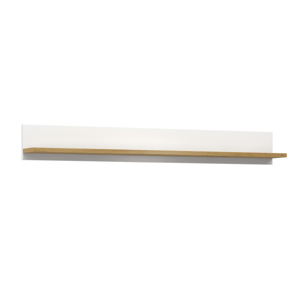 FRONTI Police RALF 04 120 cm Bílá + dub artisan