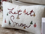 Chic Antique Povlak na polštář Let It Snow 35 x 50 cm, multi barva, textil