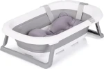 CHIPOLINO Skládací vanička Isla s koupací podložkou Grey (VKISL0243GY)