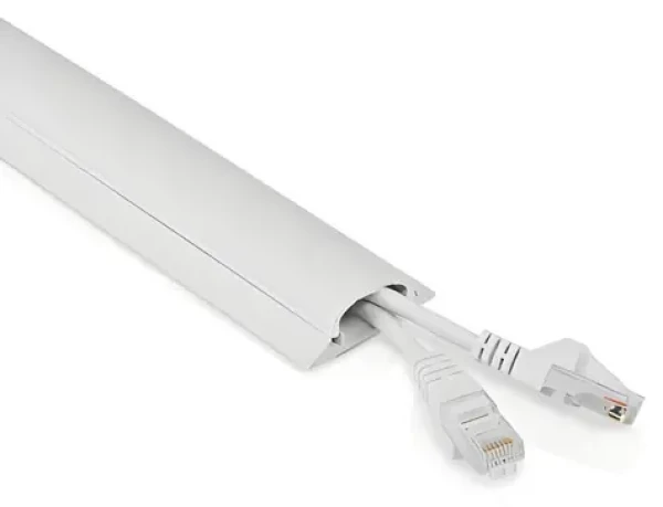 Nedis Kabelový organizér bílá / Organizér kabelů / PVC / Max. O kabelu 16 mm / 1 ks (CMDT4516WT500)