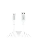 Fonex Speed Charge bílá / Nabíjecí kabel / USB-A - Micro USB / 10 W / 1 m
