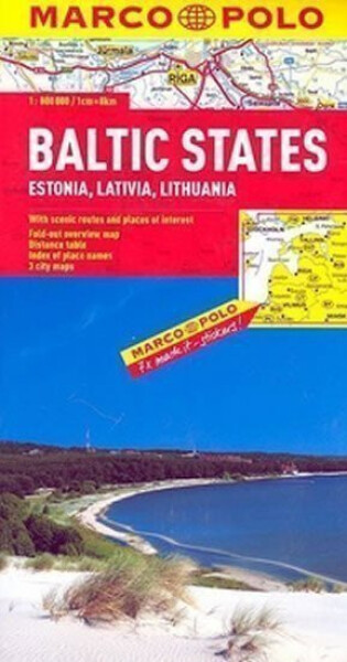 Baltské státy/mapa 1:800T MD