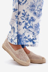 Dámské espadrilky 17392 béžové - Vincenza 38