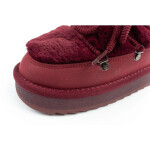 D.Franklin dámské sněhule zimní módní kožešina zateplené bordó dámské 41