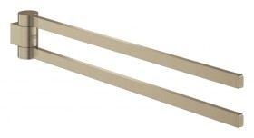 GROHE - Selection Dvojitý držák na ručníky, otočný, kartáčovaný nikl 41063EN0