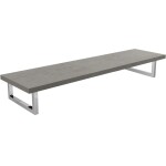 CERANO Deska pod umyvadlo Navira Pro + 2+1 podpěrná konzole - betonově šedá - 160x46x3,6 cm - 6061163