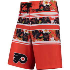 FOCO Pánské Plavky Philadelphia Flyers Floral Stripe Boardshorts Velikost: