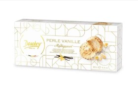 DESOBRY Sušenky s bílou čokoládou a vanilkovou náplní Perle Vanille 95g