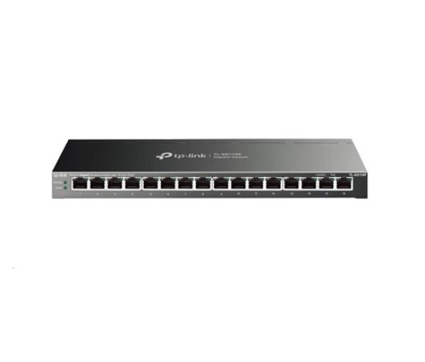 TP-Link switch TL-SG116P (16xGbE, 16xPoE+, 120W, fanless) EDF_438894