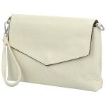 Stylová dámská koženková crossbody kabelka Loren, krémová