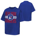 Outerstuff Dětské tričko New York Rangers NHL Shot Speed Short Sleeve Elevated Velikost: Dětské M (136 – 152)