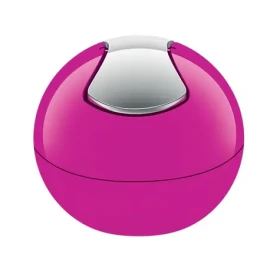 Spirella BOWL mini výklopný odpadkový koš 1 L růžový / plast (7610583151131)