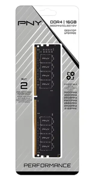 PNY 16GB DDR4 3200MHz / CL22 / DIMM / 1.2V (MD16GSD43200-TB)