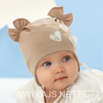 Dětská čepice AJS 50-006 barbie 36-38 cm
