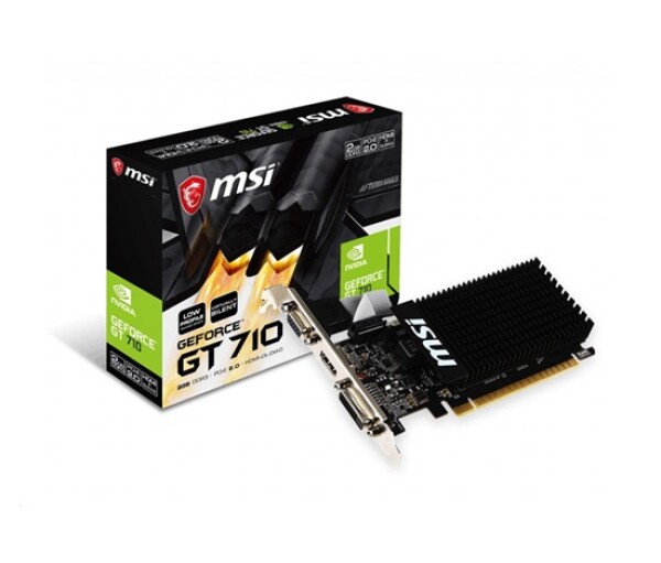 MSI VGA NVIDIA GeForce GT 710 2GD3H LP, 2G DDR3, 1xHDMI, 1xVGA, 1xDVI EDF_2648046