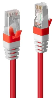 Lindy Cat6a S/FTP červená / Patch kabel / RJ45-RJ45 / PIMF / 5 m / 10 Gbit/s (45388)