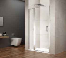 GELCO - LORO Sprchové dveře do niky 900 s pevnou částí, čiré sklo, GN4690 GN4690