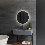 Zrcadlo s LED osvětlením Naturel Iluxit 60x60 cm ZIL60KLED ZIL60KLED