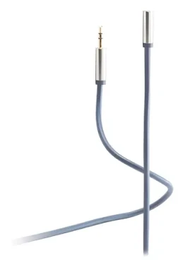 Shiverpeaks Flexline modrá / Prodlužovací audio kabel / Jack 3,5 mm / 3 m / kovový konektor (FL31-31041)