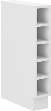 Spodní policová otevřená skříňka 15 D OTW BB Barva korpusu: Bílá