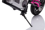 Mamido Dětská elektrická motorka Cross 350W 36V růžová